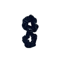 2 Pack Black Velvet Scrunchies