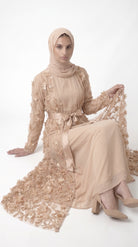 Luxury Statement Open Abaya – Elegant Occasion Wear - Image 3